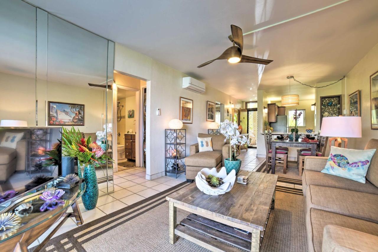 Ocean-View Kihei Condo With Lanai Steps To Beach! Esterno foto