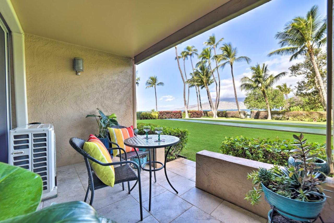 Ocean-View Kihei Condo With Lanai Steps To Beach! Esterno foto